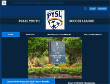 Tablet Screenshot of pearlsoccer.com